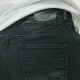 SPODNIE JEANS REBELHORN VANDAL LADY DENIM WASHED BLACK W24L30