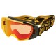 GOGLE FOX VUE SUPR TRIK BLACK/YELLOW - SZYBA ORANGE MIRRORED (1 SZYBA W ZESTAWIE, ZRYWKI W ZESTAWIE)