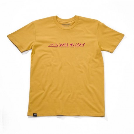 T-SHIRT SANTA CRUZ WARDEN MUSTARD XL