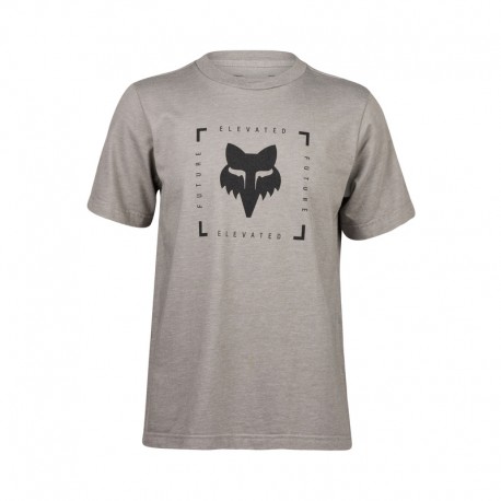 T-SHIRT FOX JUNIOR BOXED FUTURE HEATHER GRAPHITE YS