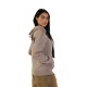 BLUZA Z KAPTUREM FOX LADY FOX HEAD TAUPE S