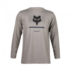 KOSZULKA Z DŁUGIM RĘKAWEM FOX JUNIOR OPTICAL HEATHER GRAPHITE YS