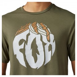 T-SHIRT FOX TURNOUT TECH OLIVE GREEN XXL