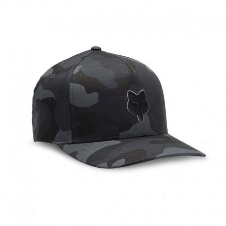 CZAPKA Z DASZKIEM FOX FOX HEAD FLEXFIT BLACK CAMO L/XL