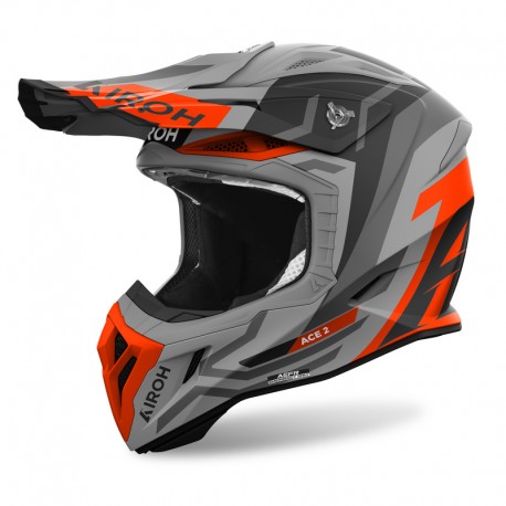 KASK AIROH AVIATOR ACE 2 GROUND ORANGE MATT XS