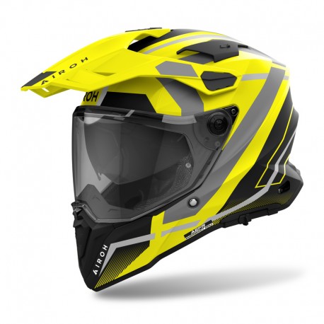 KASK AIROH COMMANDER 2 MAVICK YELLOW MATT XS