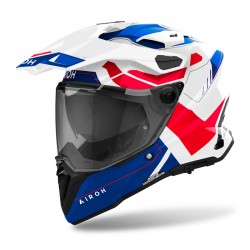KASK AIROH COMMANDER 2 REVEAL BLUE/RED GLOSS XS