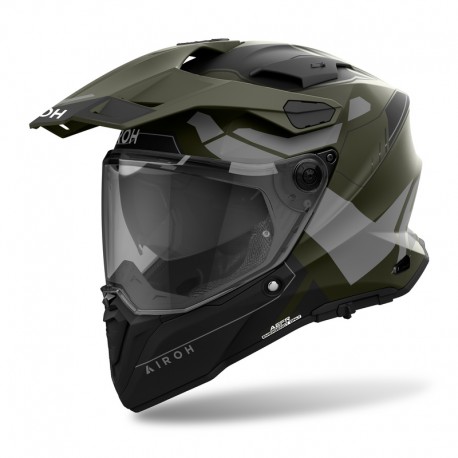 KASK AIROH COMMANDER 2 REVEAL MILITARY GREEN MATT XS