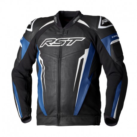 KURTKA SKÓRZANA RST TRACTECH EVO 5 BLUE/BLACK/WHITE S (3437)