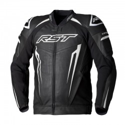 KURTKA SKÓRZANA RST TRACTECH EVO 5 BLACK/WHITE/BLACK S (3437)