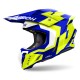 KASK AIROH TWIST 3 DIZZY BLUE/YELLOW GLOSS XS