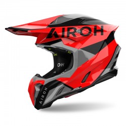 KASK AIROH TWIST 3 KING RED GLOSS XS