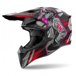 KASK AIROH WRAAAP CYBER RED MATT