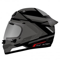 KASK ARAI QUANTIC 177 MOSAIC BLACK XS