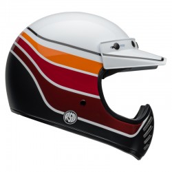 KASK BELL MOTO-3 ECE6 RSD SDL BLACK SATIN/GLOSS WHITE/BLACK S