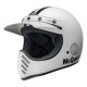 KASK BELL MOTO-3 ECE6 SMQ AGS WHITE/BLACK S