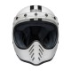 KASK BELL MOTO-3 ECE6 SMQ AGS WHITE/BLACK S