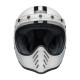 KASK BELL MOTO-3 ECE6 SMQ AGS WHITE/BLACK S