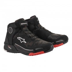 BUTY ALPINESTARS CR-X DRYSTAR BLACK CAMO RED 6