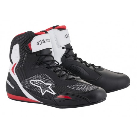 BUTY ALPINESTARS FASTER-3 RIDEKNIT BLACK/WHITE/RED 6