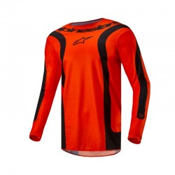 BLUZA MOTOCYKLOWA ALPINESTARS FLUID LURV HOT ORANGE BLACK L