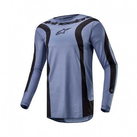 BLUZA MOTOCYKLOWA ALPINESTARS FLUID LURV LIGHT BLUE BLACK L