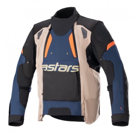 KURTKA TEKSTYLNA ALPINESTARS HALO DRYSTAR DARK BLUE DARK KHAKI FLAME ORA S