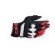 RĘKAWICE SKÓRZANE ALPINESTARS HALO BLACK WHITE BRIGHT RED 3XL