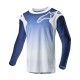 BLUZA MOTOCYKLOWA ALPINESTARS RACER HOEN WHITE DARK NAVY LIGHT BLUE S