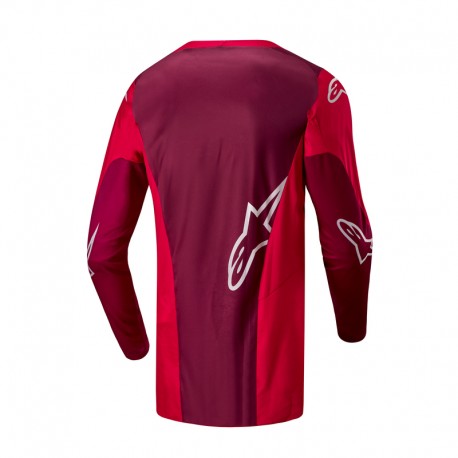 BLUZA MOTOCYKLOWA ALPINESTARS RACER HOEN MARS RED BURGUNDY S