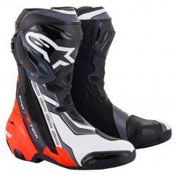 BUTY ALPINESTARS SUPERTECH R BLACK/FLUO RED/WHITE/GREY 39