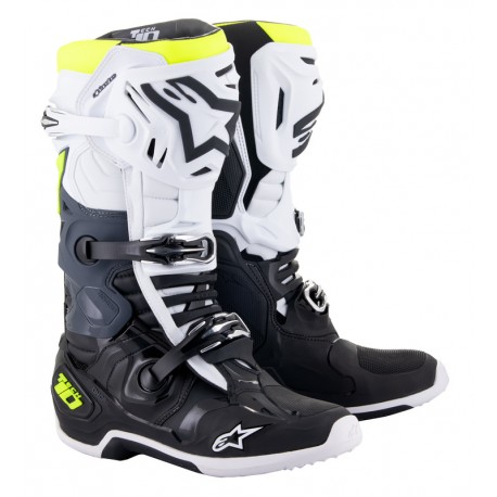 BUTY ALPINESTARS TECH 10 BLACK/WHITE/FLUO YELLOW 7