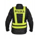 KAMIZELKA ODBLASKOWA OZONE POLSKA BLACK/FLUO YELLOW 3XL