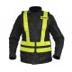 KAMIZELKA ODBLASKOWA OZONE POLSKA BLACK/FLUO YELLOW 3XL