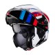 CABERG HORUS X ROAD HELMET WHITE BLACK RED BLUE