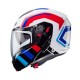 CABERG HORUS X ROAD HELMET WHITE BLACK RED BLUE