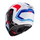 CABERG HORUS X ROAD HELMET WHITE BLACK RED BLUE