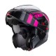 KASK CABERG HORUS X ROAD SZARY MAT/CZARNY/FUKSJA