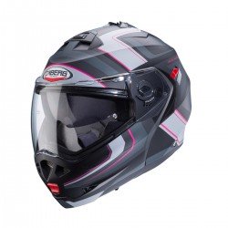 KASK CABERG DUKE X CZARNY MAT/FUKSJA/SZARY/SREBRNY