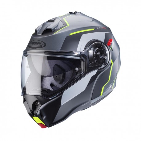 KASK CABERG DUKE EVO MOVE SZARY MAT/CZARNY/ŻÓŁTY FLUO