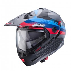 CABERG TOURMAX X HELMET GREY BLACK RED MAT BMW