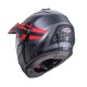 CABERG TOURMAX X HELMET GREY BLACK RED MAT