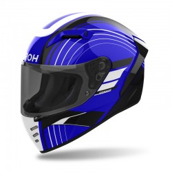 KASK AIROH CONNOR ACHIEVE BLUE GLOSS L