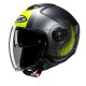 KASK HJC I40N PYLE BLACK/YELLOW XS