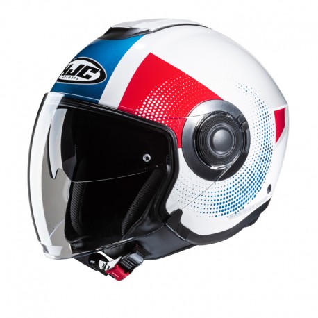 KASK HJC I40N PYLE WHITE/BLUE XS