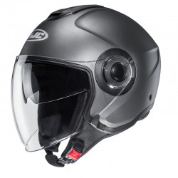 KASK HJC I40N SOLID SEMI FLAT TITANIUM XS