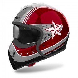 KASK AIROH J110 COMMAND BURGUNDY GLOSS S