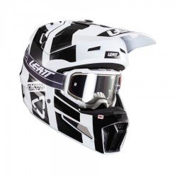 Leatt Moto 3.5 V23 + GOGLE VELOCITY 4.5 BLACK WHITE