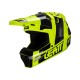 KASK LEATT MOTO 3.5 V24 + GOGLE VELOCITY 4.5 GRATIS CITRUS CZARNY/ŻÓŁTY FLUO