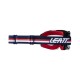 GOGLE LEATT VELOCITY 4.5 ROYAL CLEAR 83% GRANATOWY/CZERWONY/BIAŁY SZYBKA PRZEŹROCZYSTA